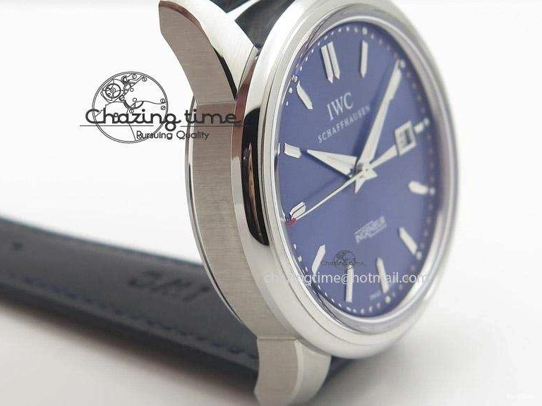 MIROTIME 0728 UrbanChic Ingeniuer St.Laurens SS Blue Dial MK 1:1 Best Edition On Black Leather Strap A 7366